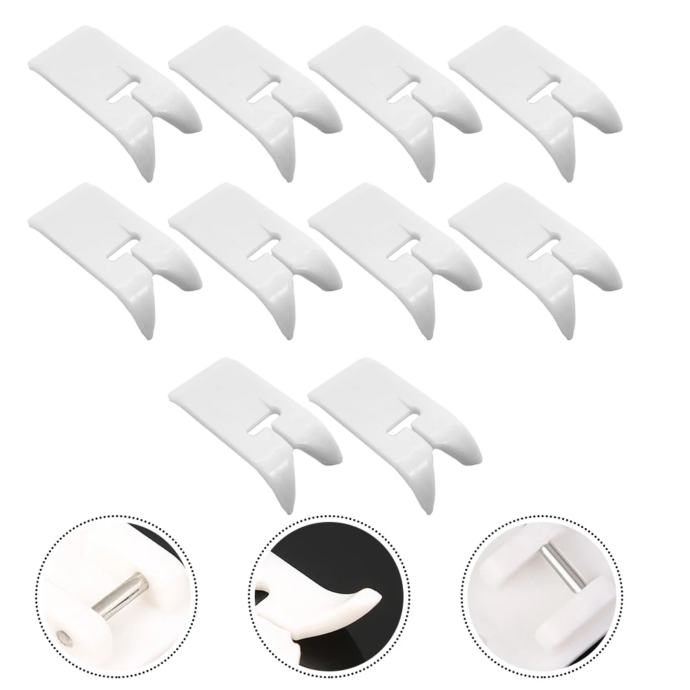 10 قطعة ماكينة خياطة ممتازة غير لاصقة قطعة قدم الضغط في ماكينة الخياطة تصميم محمول لخياطة اللحف المرقعة غير لاصقة قطعة قدم الضغط في ماكينة الخياطة #4