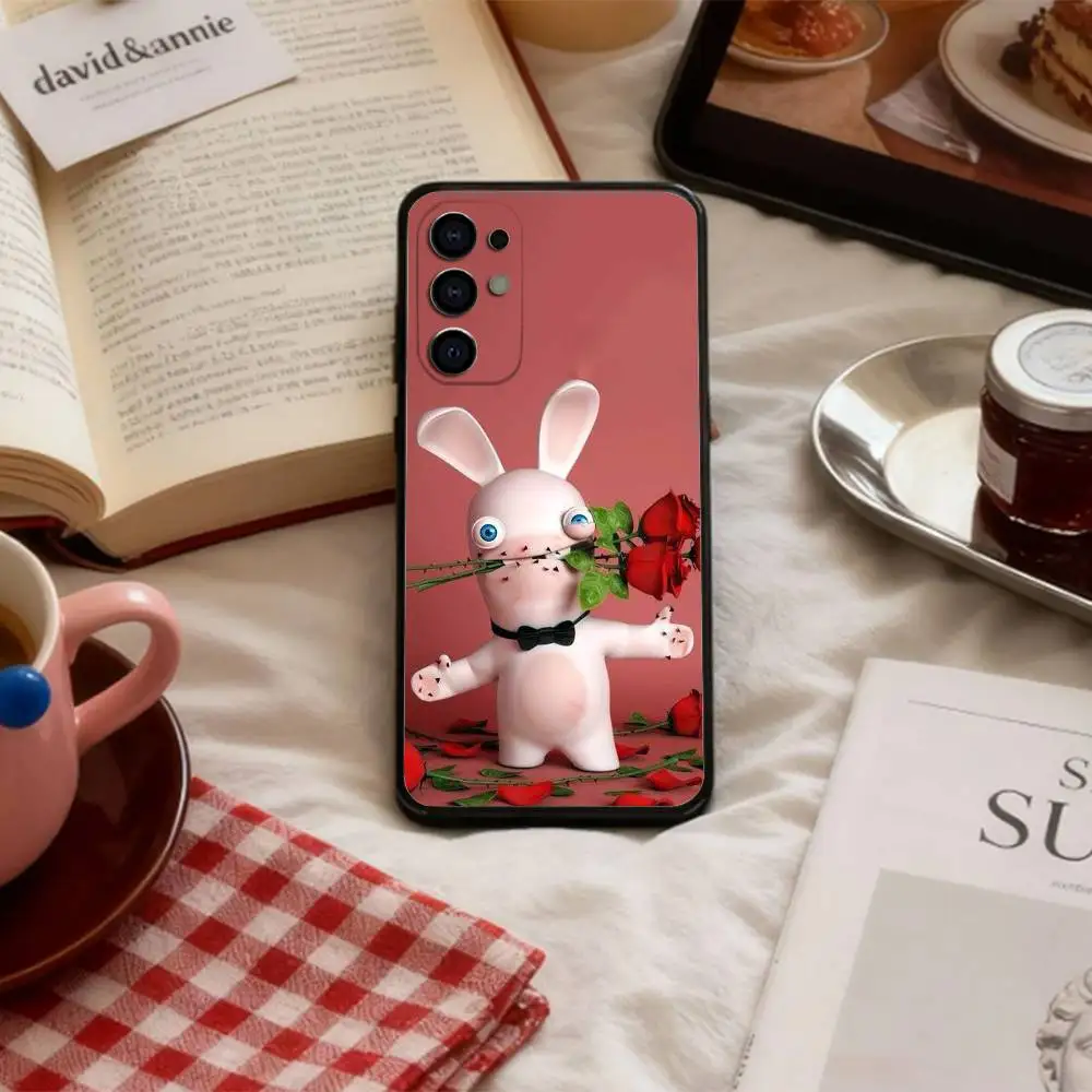 C-Cute R-Raving R-Rabbids Phone Case For Samsung S 25,24,23,22,30,21,10,9,Ultra,Plus,Lite,FE,4,5 G Soft Black Case view 5