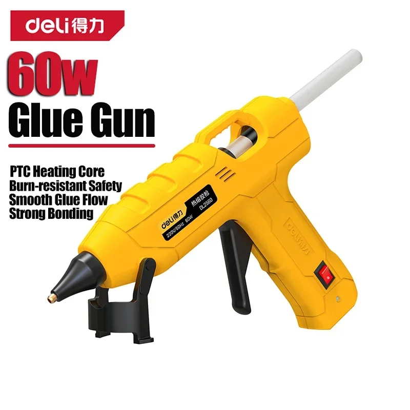 Hot Melt Glue Gun, Mini Household Industrial Guns, Heat Temperature Thermo, Electric Repair Tool, Use 11mm Glue Sticks, 60W