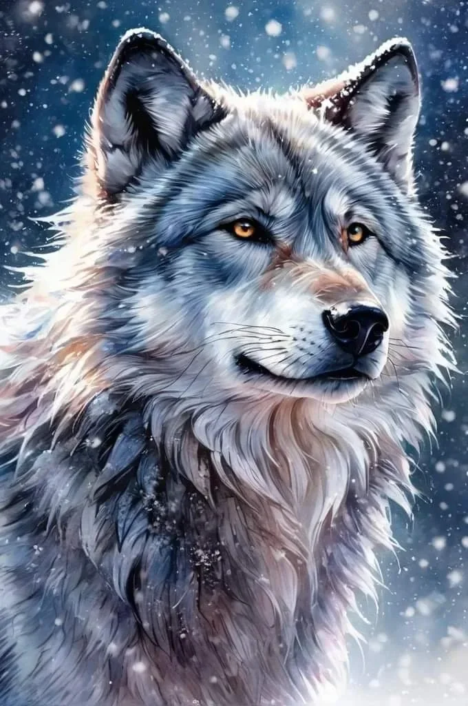 

Sunature Diamond Painting Art Full Square Round Drills Wolf Diamond Painting Kits