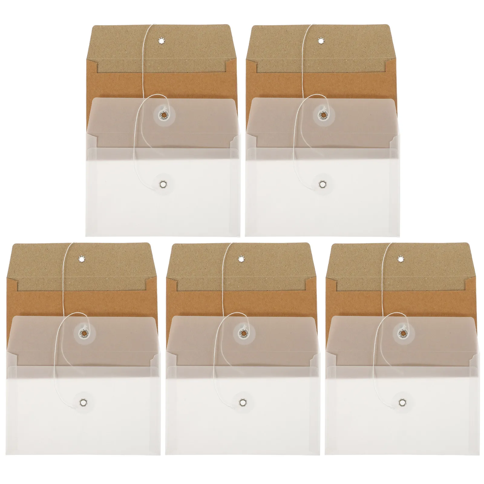 

1Set Translucent Parchment Envelopes Lightweight Portable Blank Letter Jackets for Wedding Party Invitation Greeting Cards