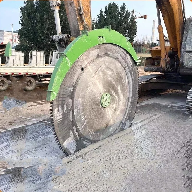 Rock Saw Attachment Hydraulic Rock Saw 2025 Latest High Efficiency Alloy Blade for Quarries Mining Concrete Cutting