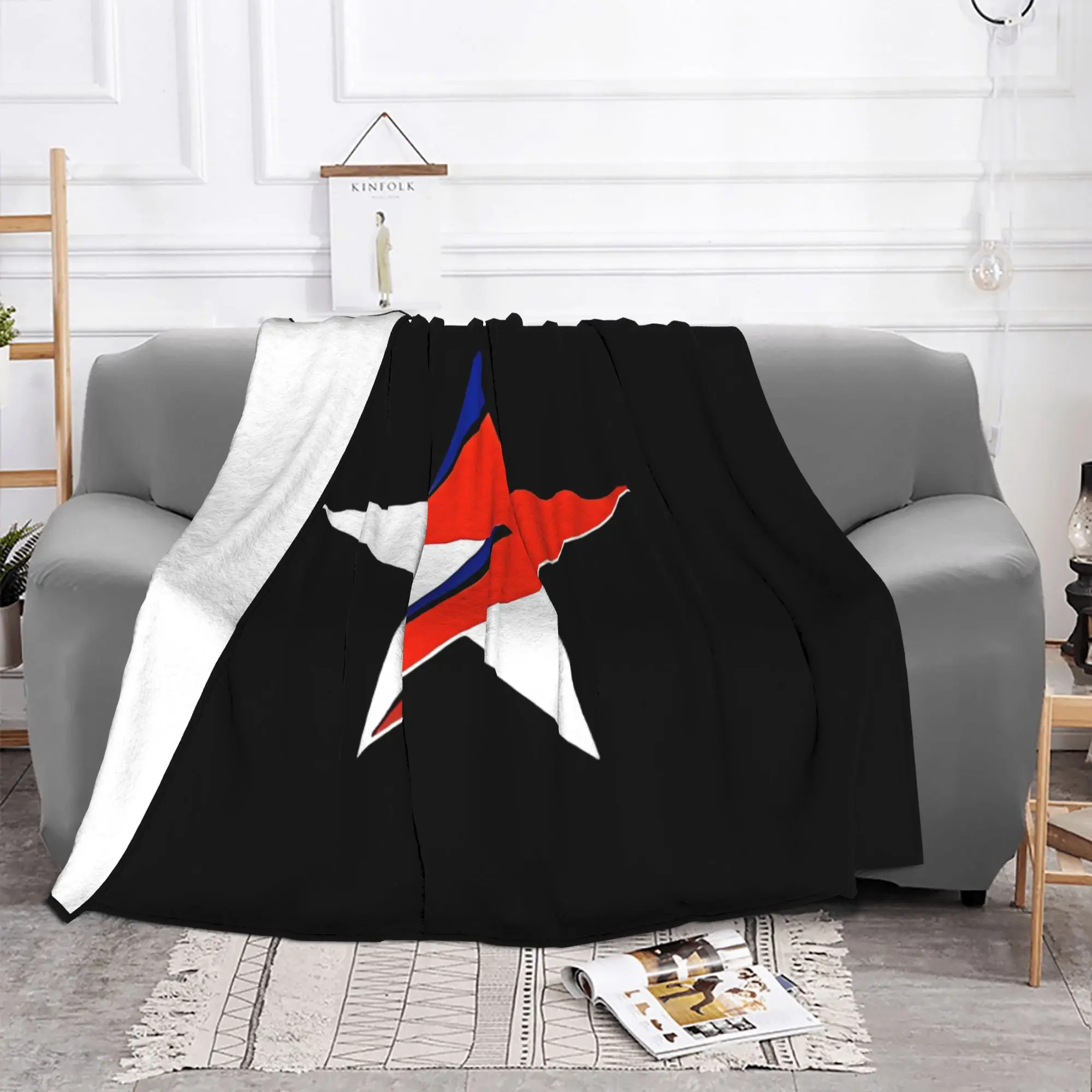 1PC home Cutecore Classic David Cool Bowie Blanket Super Cosy Plush Home Living Room Sofa halloween