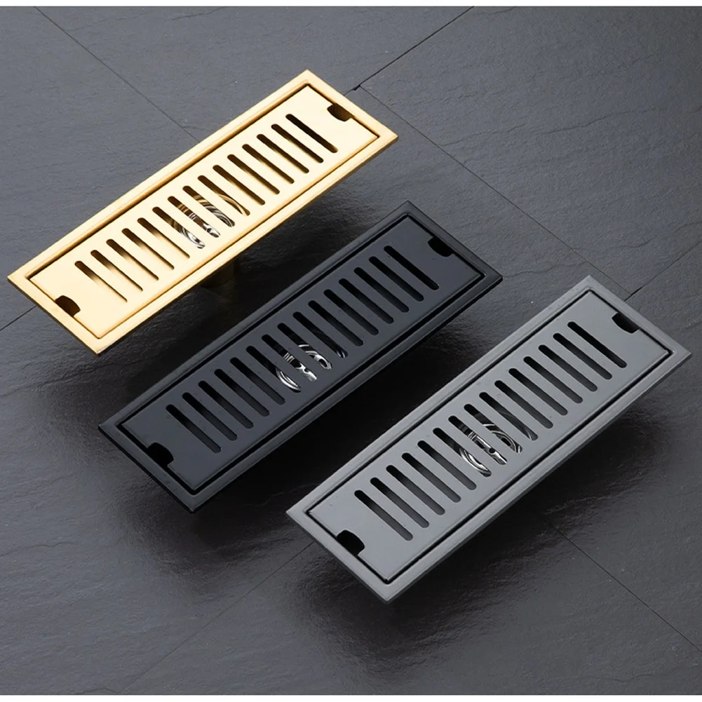 Stainless Steel 304 Floor Drain Large Capacity Rectangle Shower Scent For Bathroom Plumbing Fixture Accessories