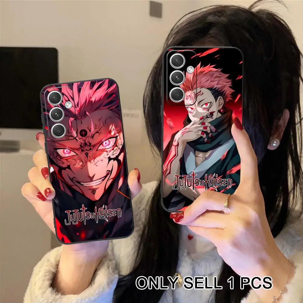 JJK Sukuna Handyhülle für Samsung Galaxy S26 S25 S24 S23 S22 S21 S20 Note20 Plus FE Ultra Weiche TPU Stoßfeste Schutzhülle