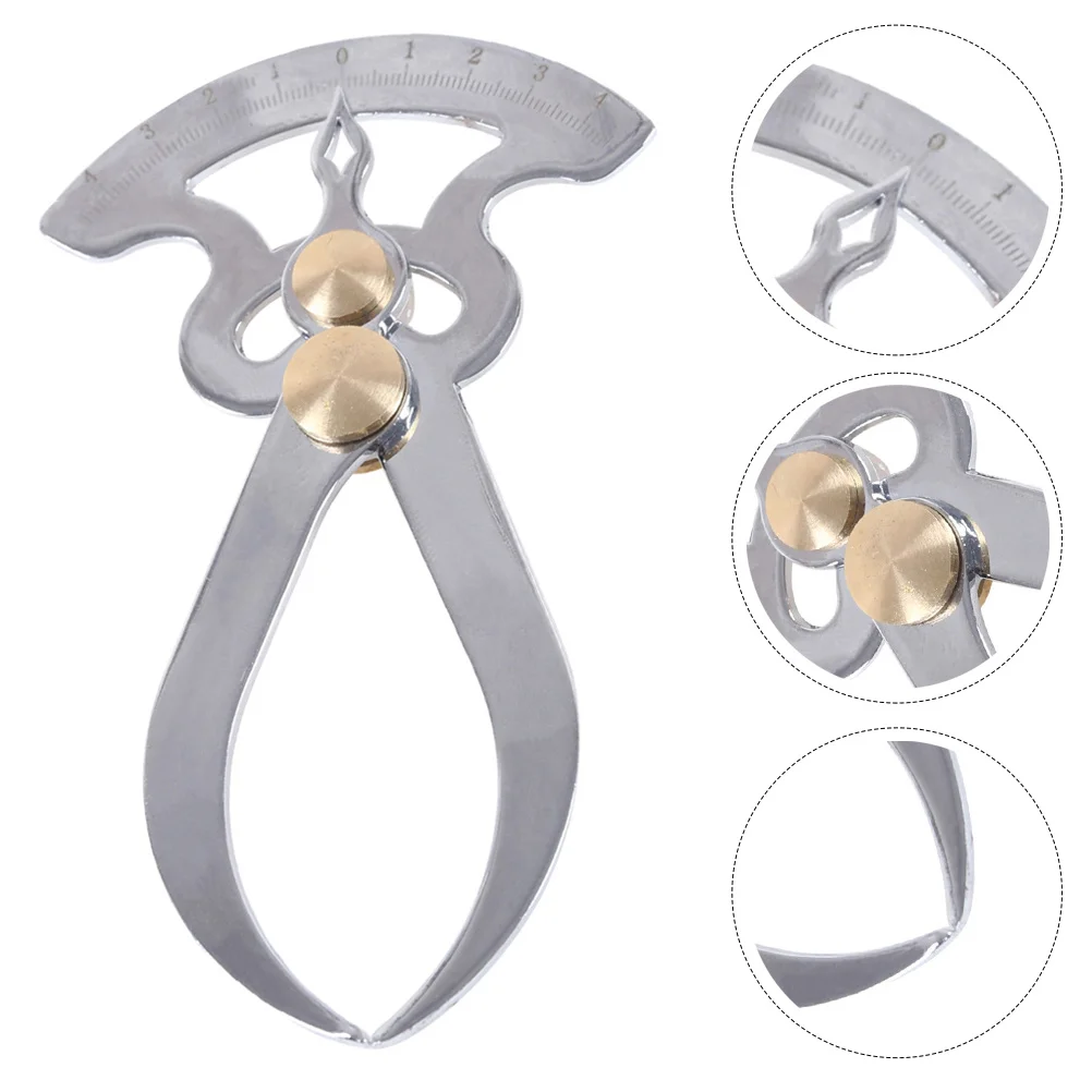 

Stainless Steel Calipers Adjustable Thickness Measure Tool Waterproof Rustproof for Woodworking Jewelry