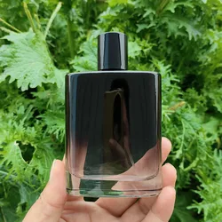 5/15pcs High-end 100ml Empty Bayonet Perfume Bottles Gradient Black Glass Spray Bottle Crimp Perfume Cosmetic Container