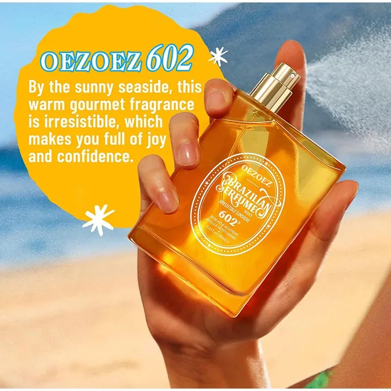 Neues Karamell-Vanille-Parfüm der Marke Crushed Women Parfüm Langanhaltender Duft Eau de Parfum Unwiderstehliche Sonne Gourmet Körperspray