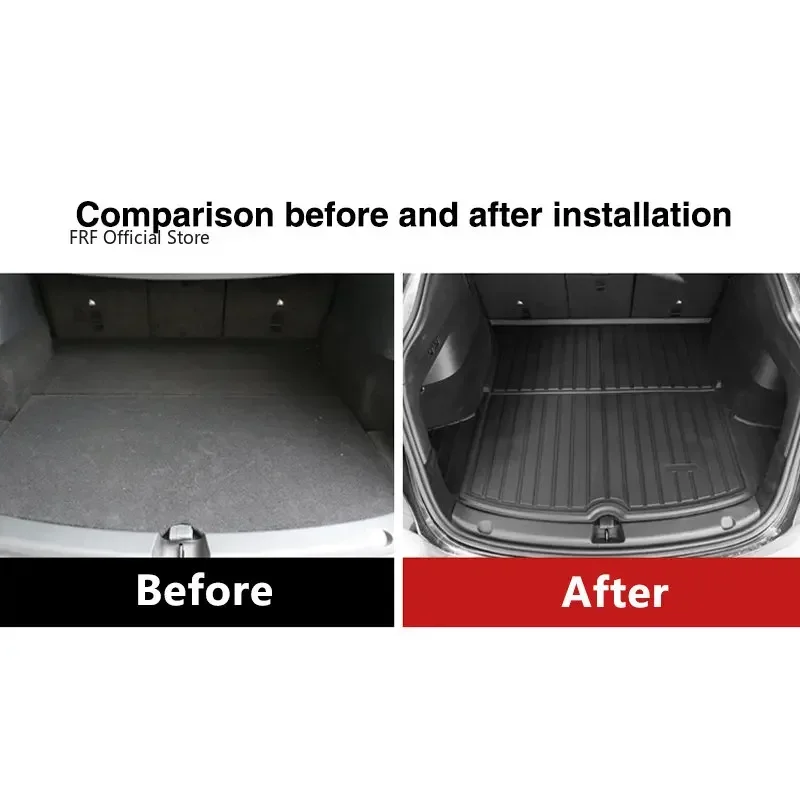 EVA Rear Trunk Mat for Toyota C-HR C HR CHR 2018 2019 2020 2021 2022 Accessorie Floor Tray Liner Cargo Boot Floor Carpet Mud Mat
