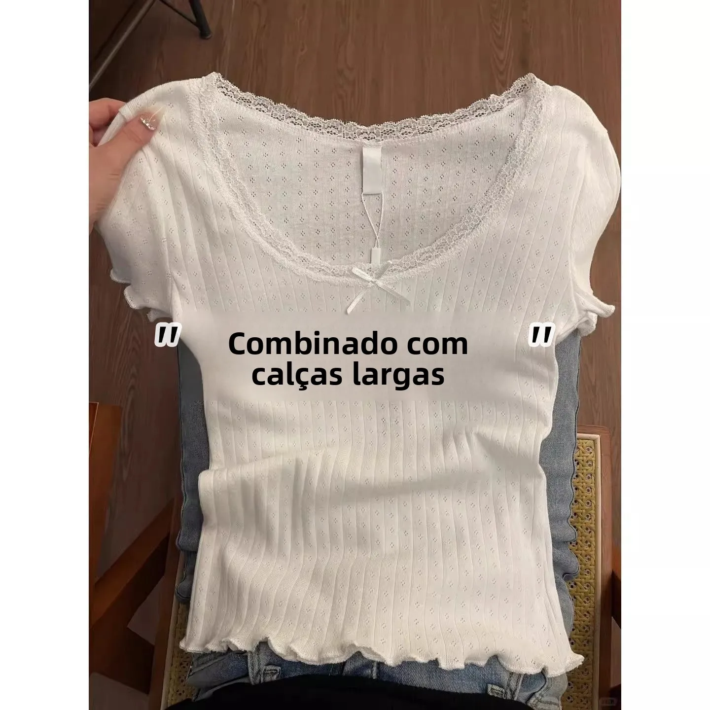 camiseta-blanca-de-manga-corta-con-ribete-de-encaje-y-volantes-para-mujer-estilo-ballet-pure-desire-top-de-verano-estilo