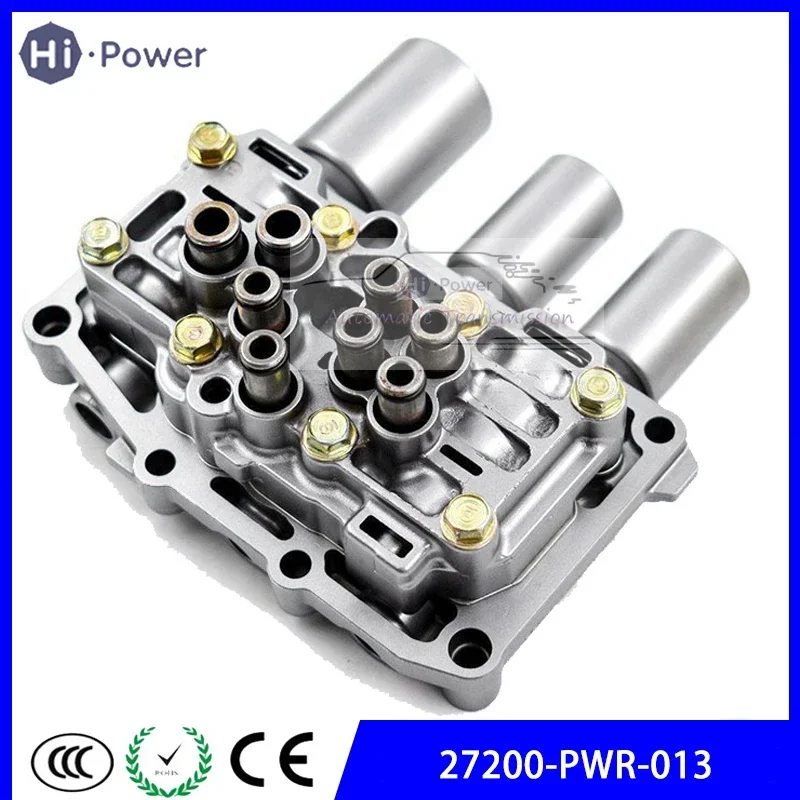 Transmission Control Valve Solenoid 27200PWR013 27200-PWR-013 For HONDA FIT JAZZ 2003 2004 2005 2006 2007 2008 GD1 GD3 GD6 GD8