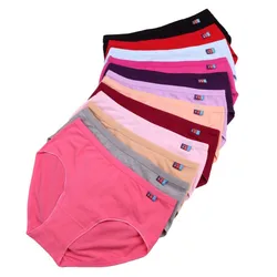 5pcs/lot Free Shipping Lady Panties Women Underwear Plus Size 100% Cotton Fiber Briefs