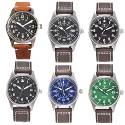 Tandorio NH35A 200m Water Resist Diver Men's Watch 39mm Automatic Watch Date Sapphire Crystal Leather or Rubber Strap
