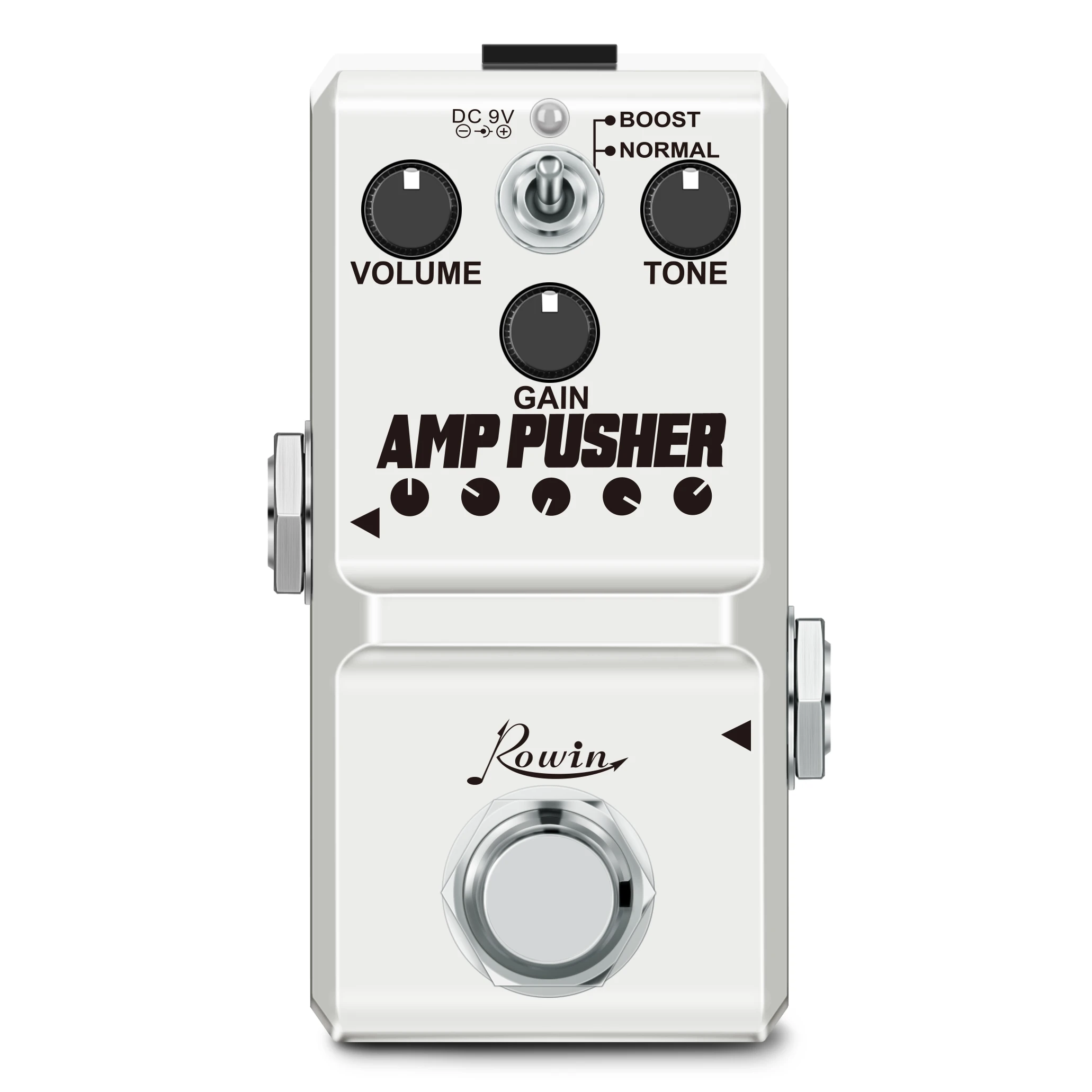 ROWIN LN-323 AMP PUSHER Mini Warm Tube Overdrive Pedal, 2 Modes True Bypass Guitar Effects