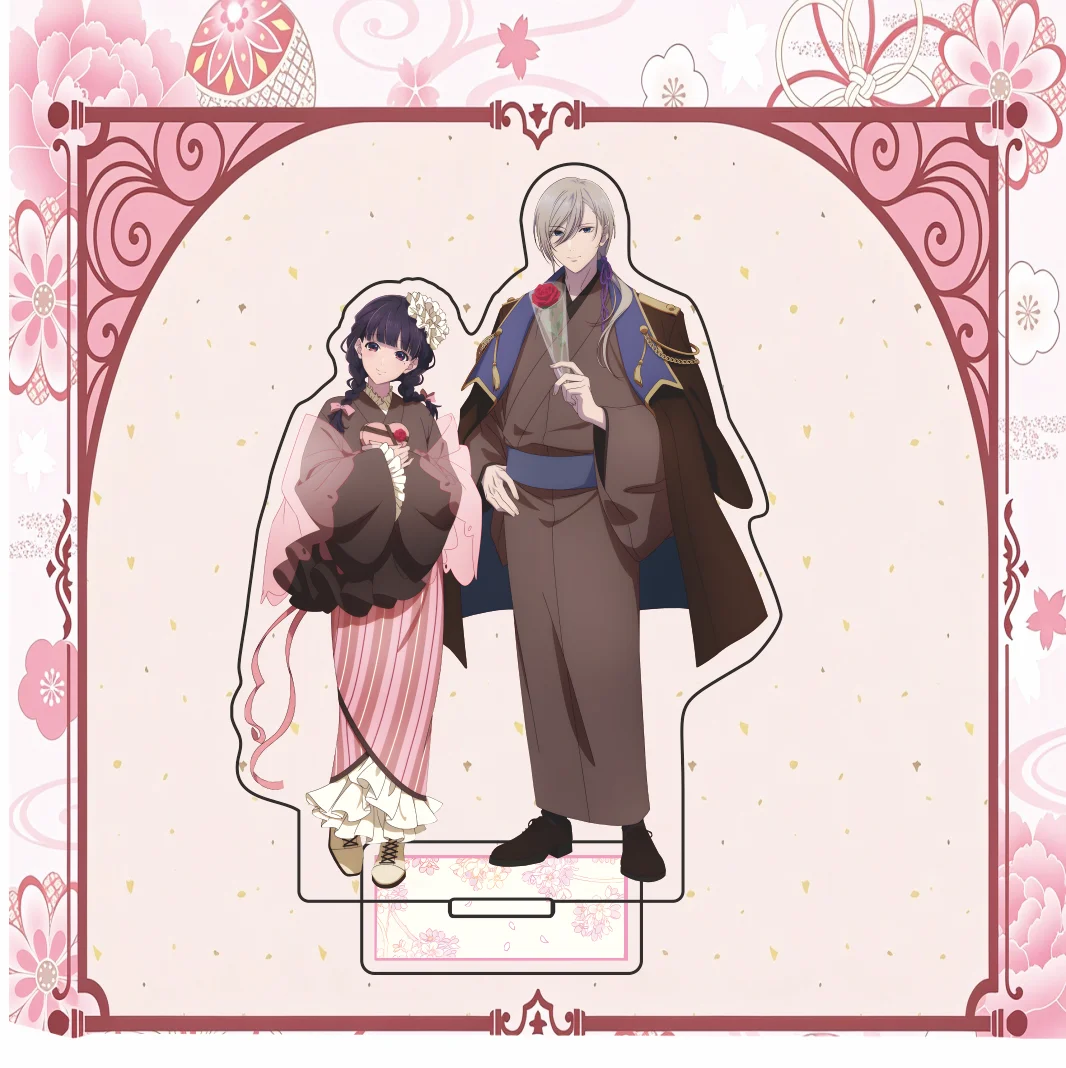 My Happy Marriage Saimori Miyo Kimono Acrylic Stand Figure, Hot New Double Sided Printed Anime Character Desk Decor keychain