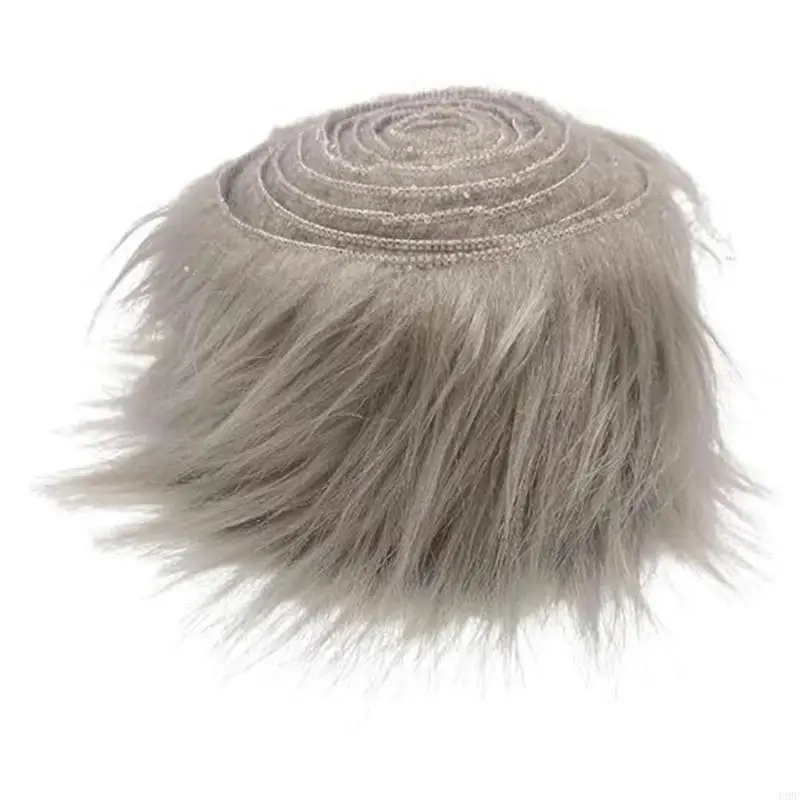 49MF Unpainted Mask Includes Furry Trim Adhesive Fabric Net Cloth Unpainted Masquerades Mask Paintable Mask for Kid Adult