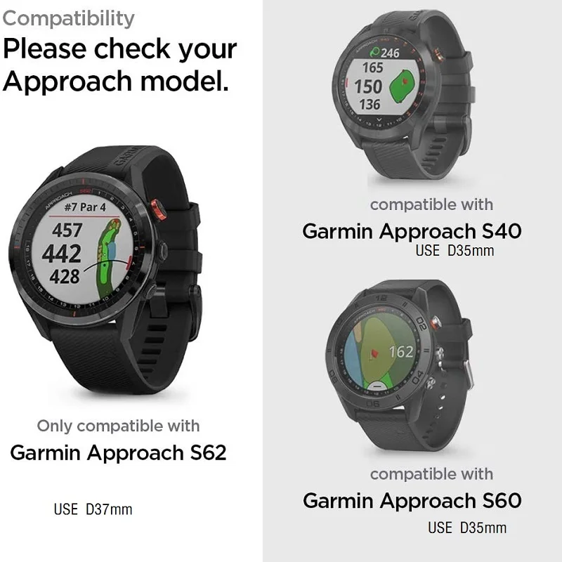 Protetor de tela inteligente para garmin, película protetora de vidro temperado, para ativo s62, s60, s40, 5pcs