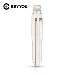 KEYYOU Metal Blank Uncut Flip KD Remote Key Blade Type #43 (T11) for Chery E5