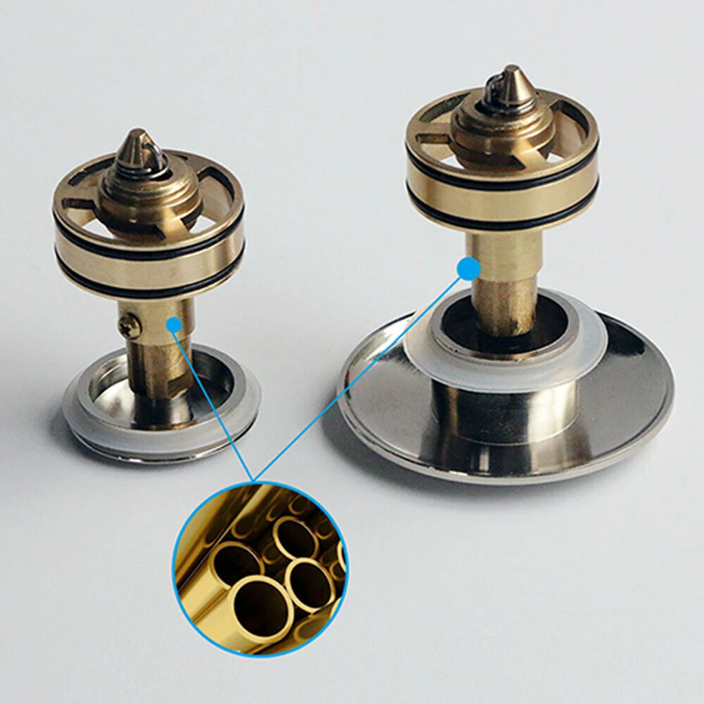 1/2pcs Replacement Basin Bath Waste Easy Pop Up Click Clack Plug Bolt Spring For Bathroon Bathtub Drain Stopper