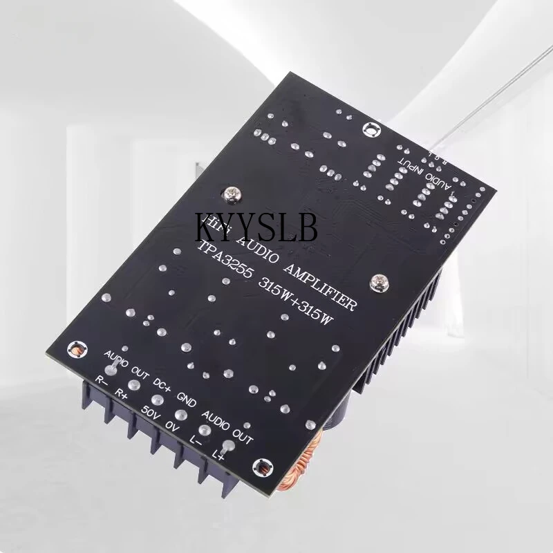 KYYSLB Original TPA3255 fever level high-power digital power amplifier board dual-channel 300W*2 power amplifier module 600W