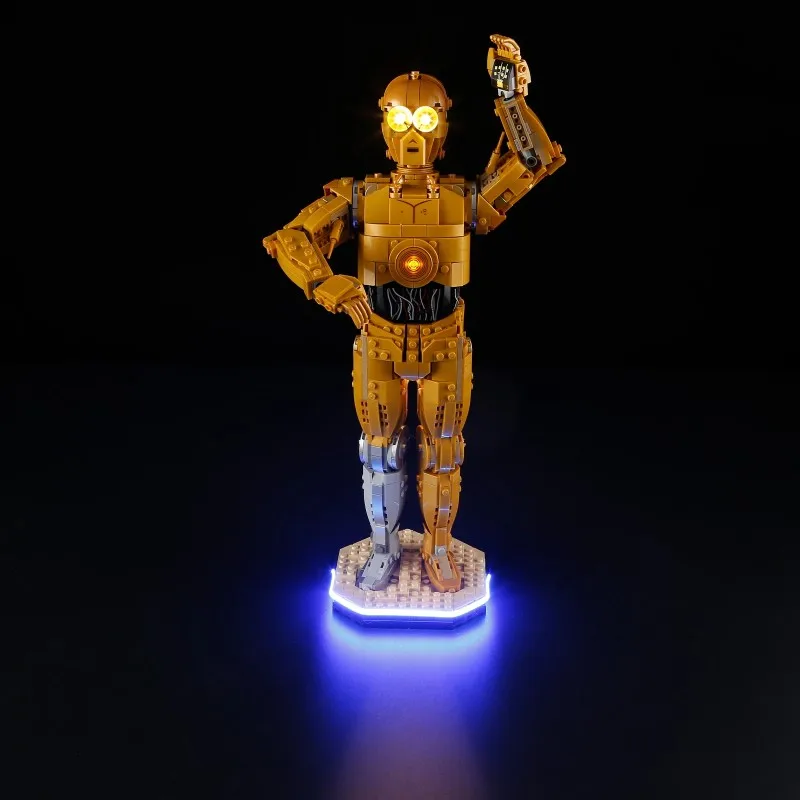 Uniwersalny zestaw oświetleniowy do Lego 75398 (tylko oświetlenie LED, bez modelu z klocków) Elastyczne i jasne rozwiązanie oświetleniowe