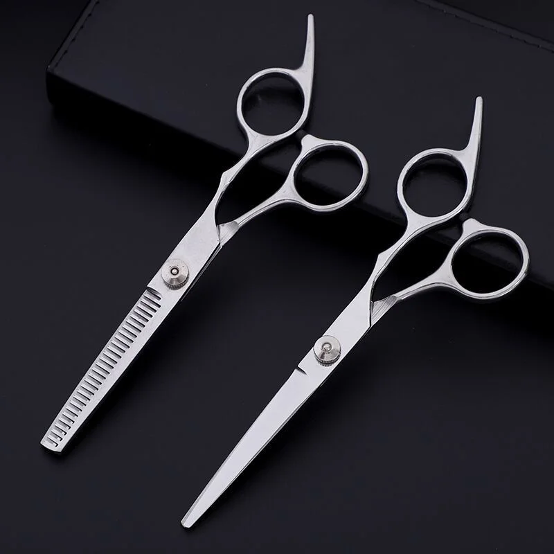 

Stainless Steel Scissors for Hair Thinning and Cutting Clipper 6 inches Hairdressing Products Haircut Trim Hairs Cutting Barber