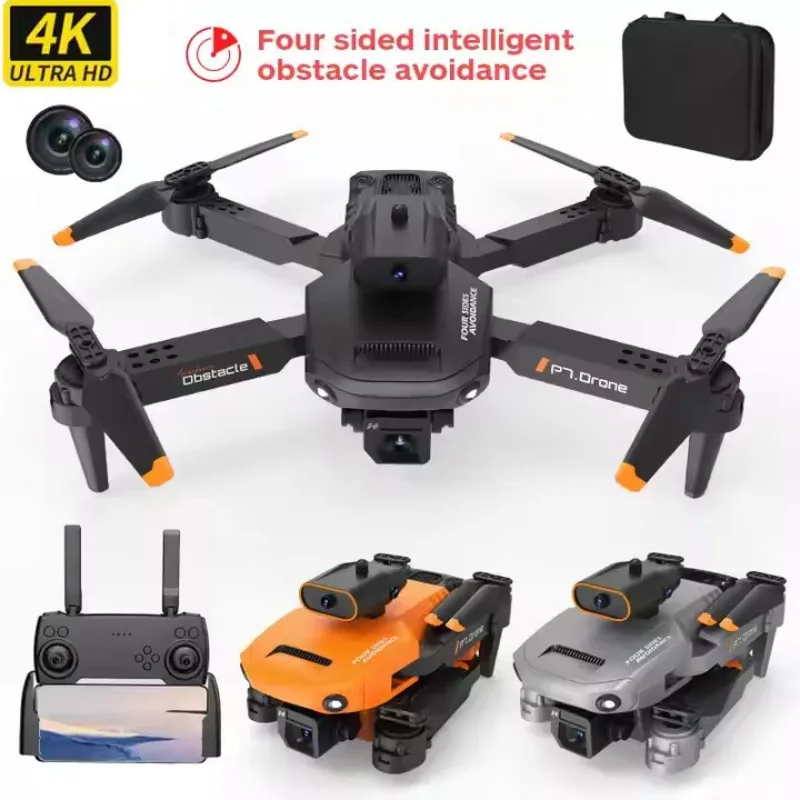 P7 Mini Remote Control Drone 4K HD Camera Wifi FPV Air Pressure Altitude Hold Foldable Quadcopter RC Drone for Gifts