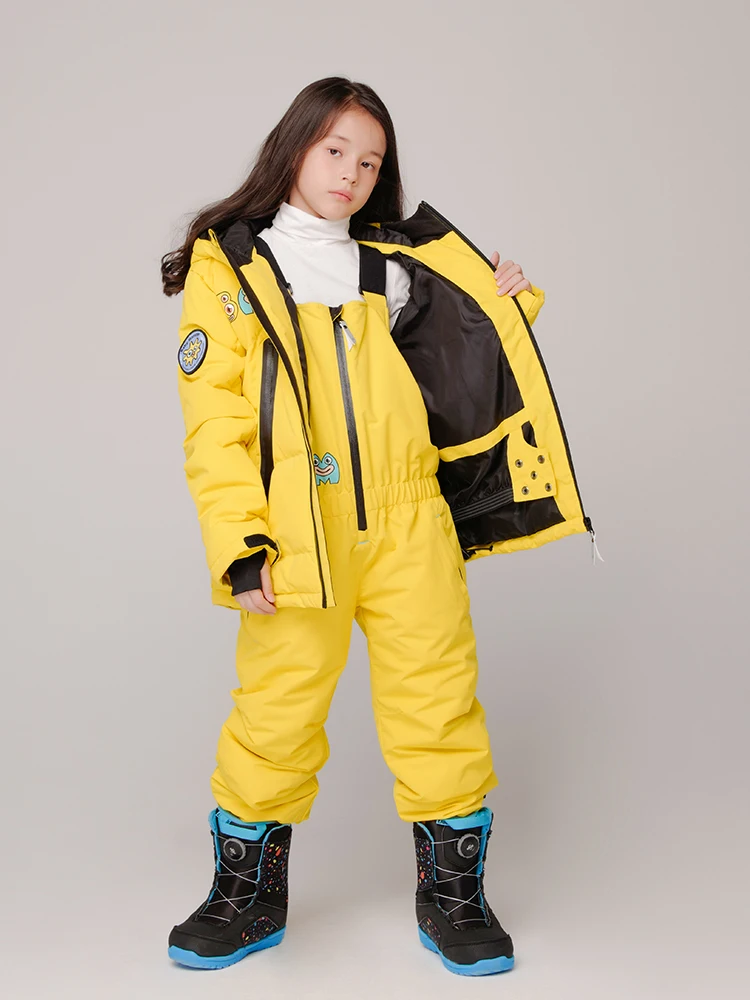 LDSKI-Chaqueta de esquí para niños y niñas, traje de nieve transpirable, cálido, a prueba de viento, impermeable, Tops deportivos para exteriores, Snowboard