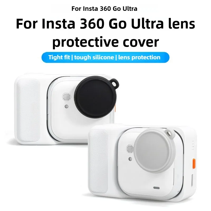 

For Insta 360 Go Ultra Lens Cover Sports Camera Anti-drop Anti-soft Accessory Rubber Silicone Cover