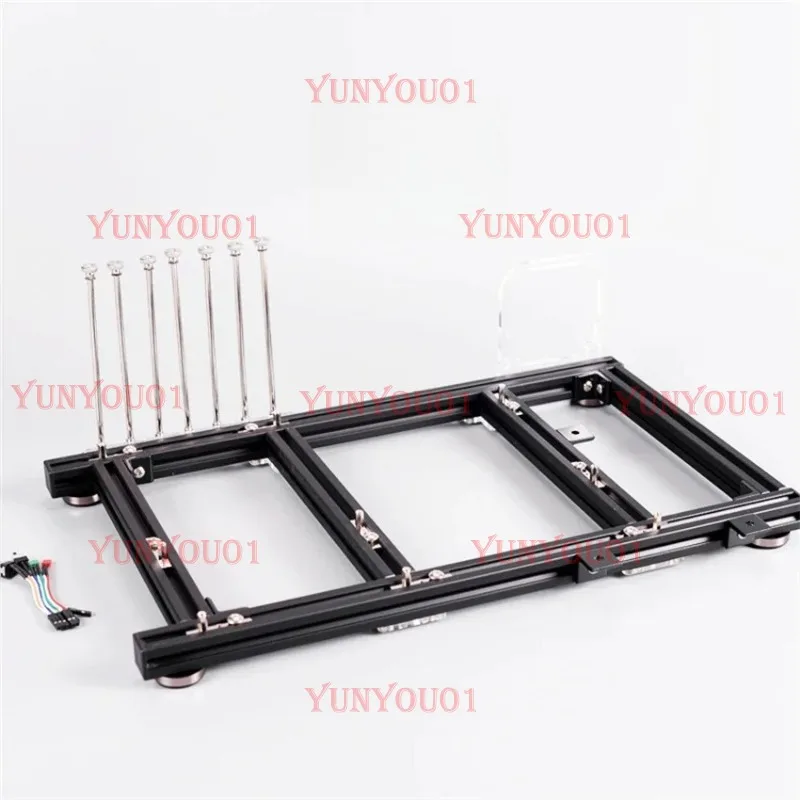 ATX PC Test Bench, Aluminum Alloy Computer Case, Water Cooling, Open Frame, Overclock, Air Box, HTPC Graphics Card Stand, 1 Pcs.