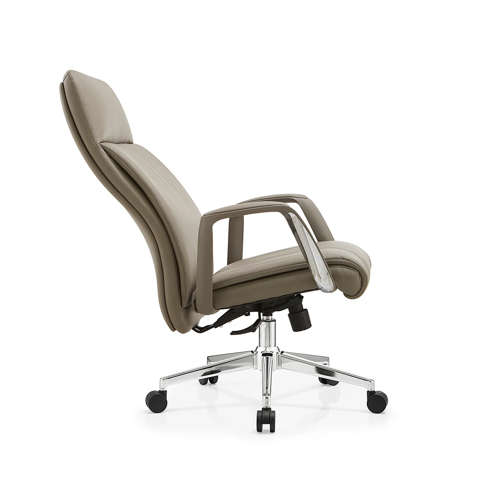 Chaise De luxe mobilier De bureau confortable PU chaise De bureau inclinable Sillas De Oficina cuir patron bureau bureau et ensemble De chaises