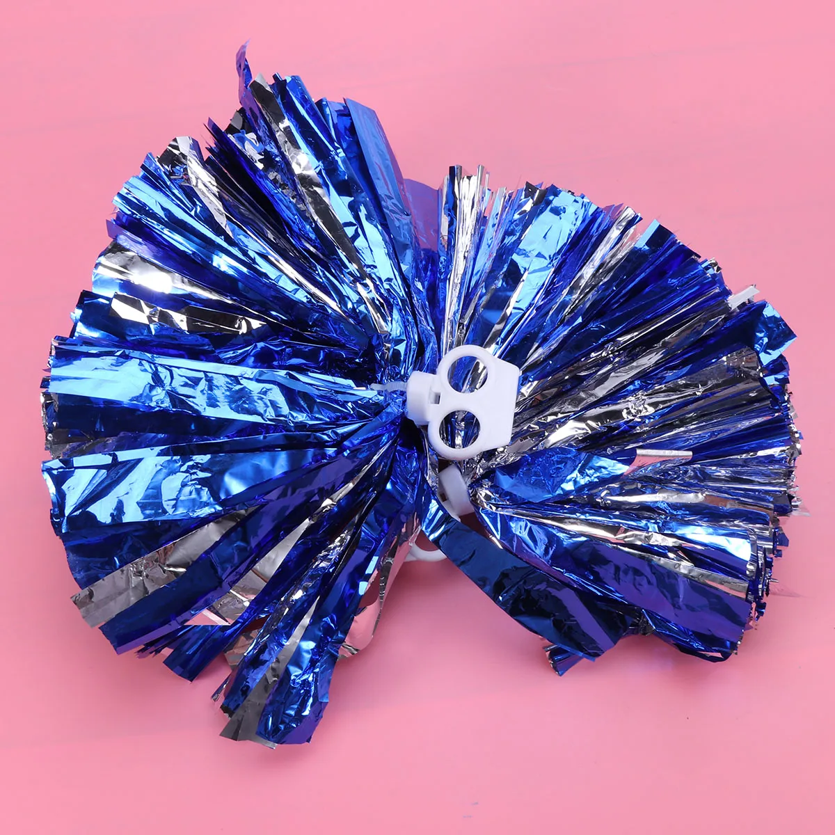 2 قطعة المشجع بوم 30 سنتيمتر الأزرق الفضة البلاستيك حلقة بومس للكلية المدرسة الثانوية الأحداث الرياضية فريق المنافسة يهتف بومس #4