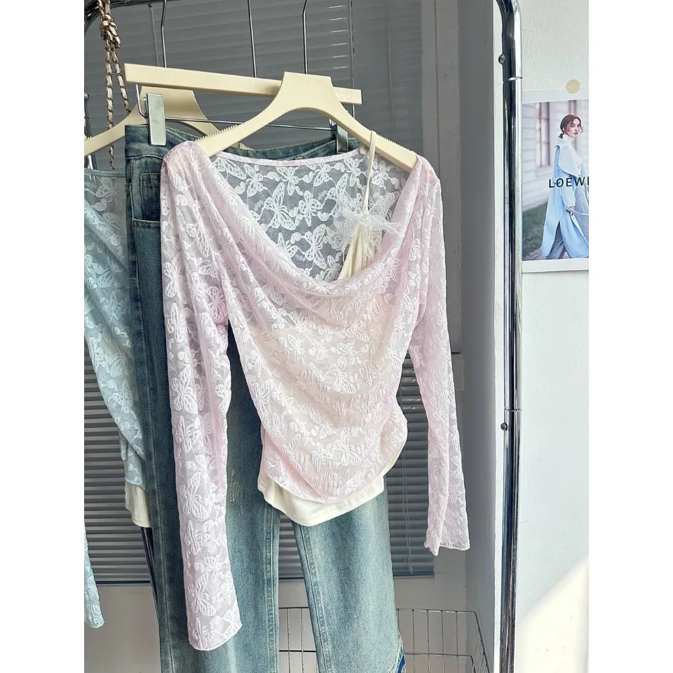 

Корейский Sle Gentle Hook Flower Design Многослойный новый топ Универсальный утягивающий женский однотонный длинный свеч Цвет