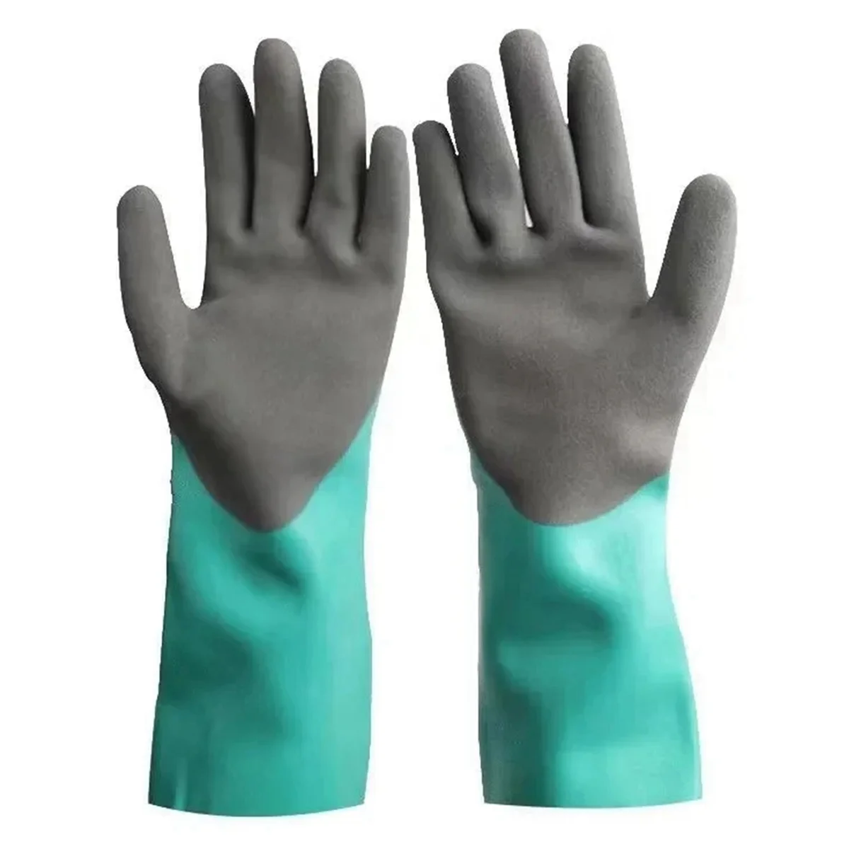 New Reusable Heavy Duty Safety Work Gloves, Acid,Labor Protection Wear-Resistant,Anti-Skid and Anti Cutting Rubber Gloves