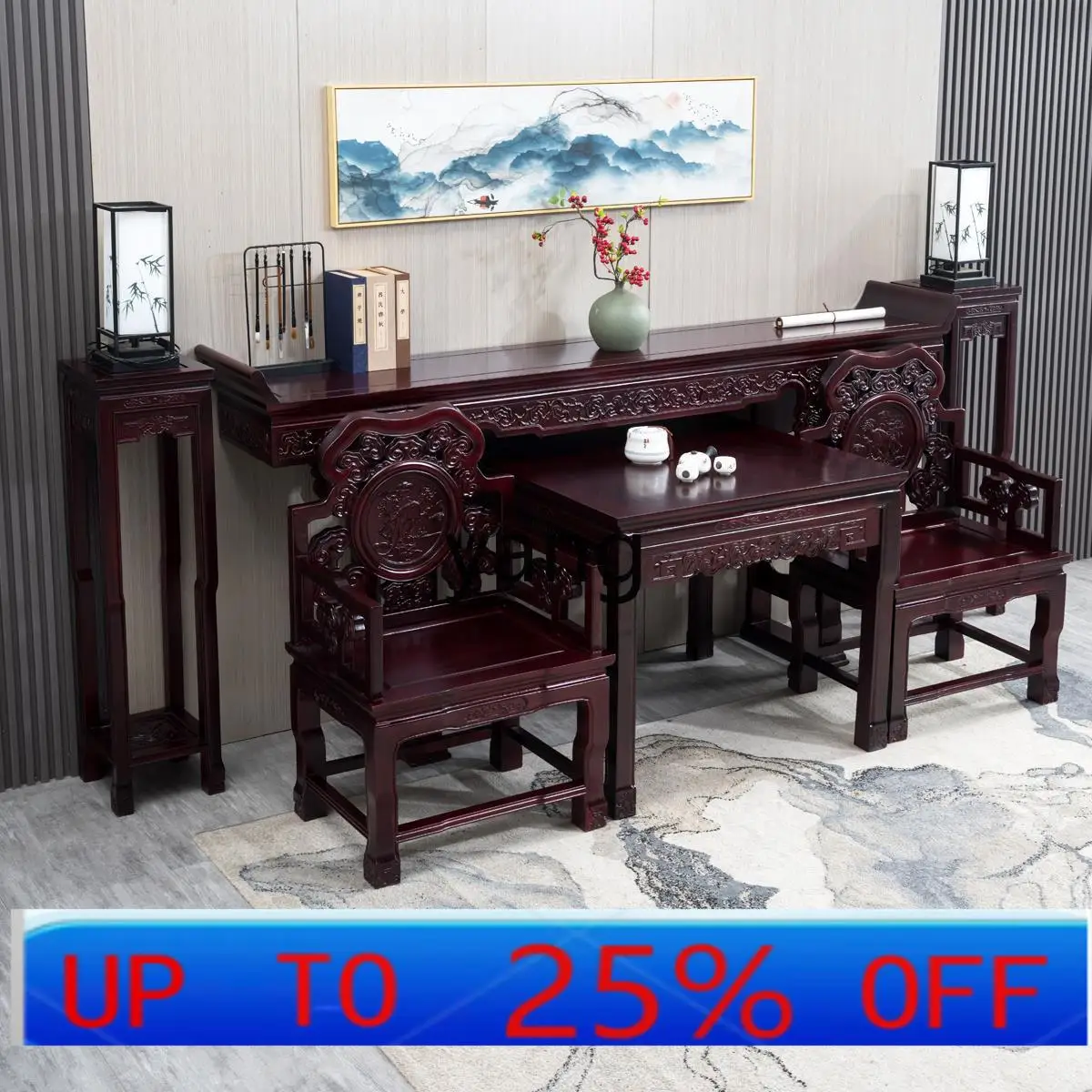 

LMMтвердый деревянный сельский главный дом, набор из шести предметов, набор из четырех предметов, набор из двух предметов, восемь бессмертных настольных блесков