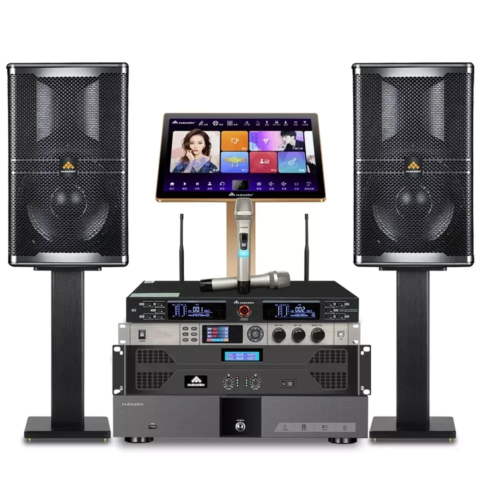 High Quality KV-V5 InAndOn Professional Karaoke System With WiFi Touch Screen 2TB Chinese Karaoke Machine KTV Karaoke Player Set