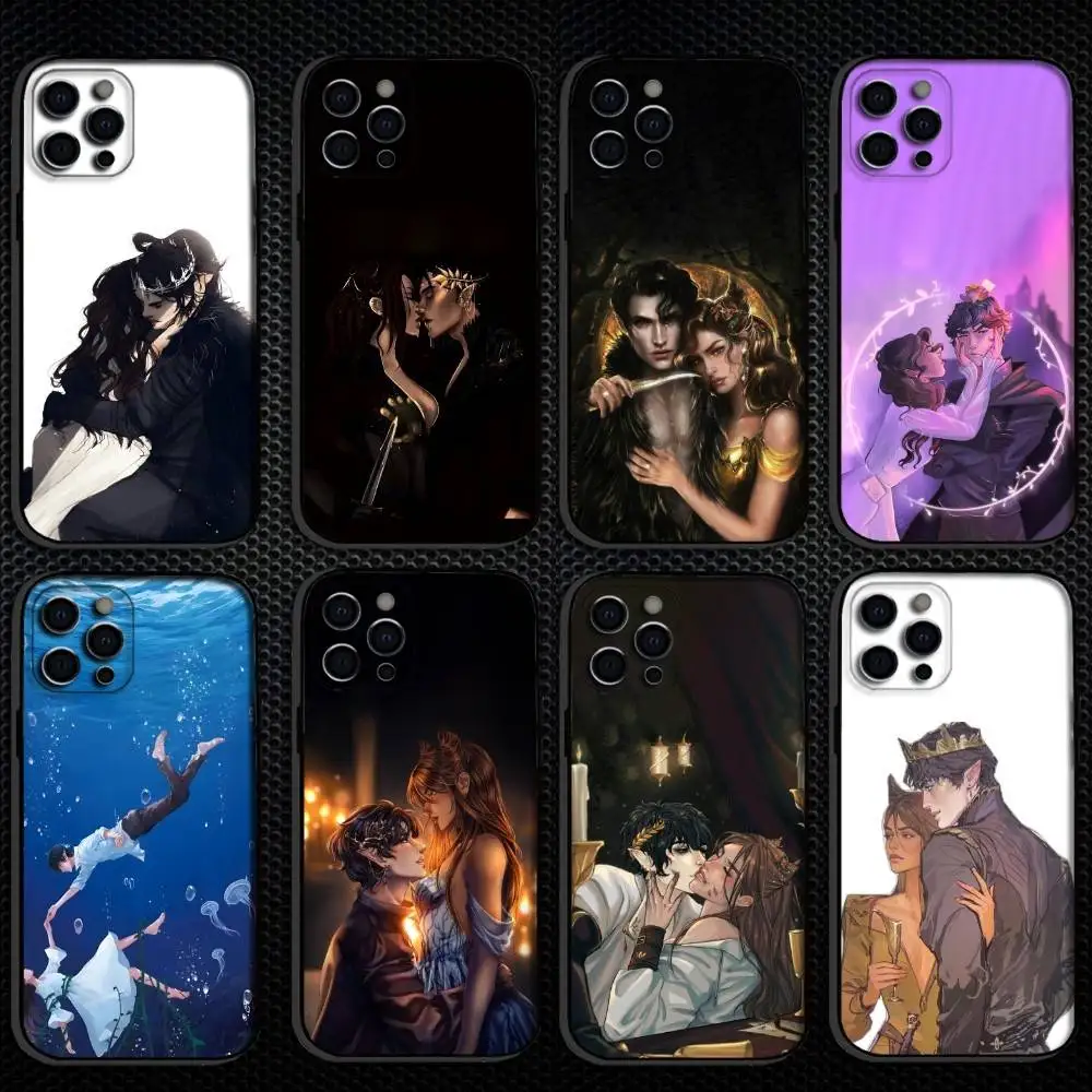 

T-The C-Cruel Prince Jude And Cardan Phone Case For iPhone 16,15,14,13,12,11 Plus,Pro Max, Others Soft Black Cover