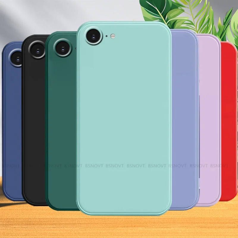 Funda Protectora para iPhone 17e, Carcasa Suave Antigolpes, Protector Trasero de Silicona Líquida Original para iPhone 17e