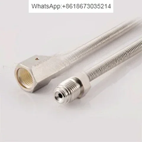 Vakum 6Mm Tipe Ferrule Bellow Selang VCR 1/4 3/8 Pipa Sambungan Gas 8 10 12Mm-3-5M