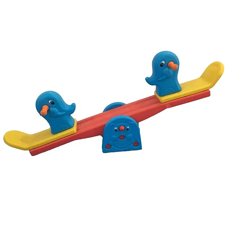 

2021 Popular Indoor Outdoor Toddler Plastic Playground Seesaw For Kids Child