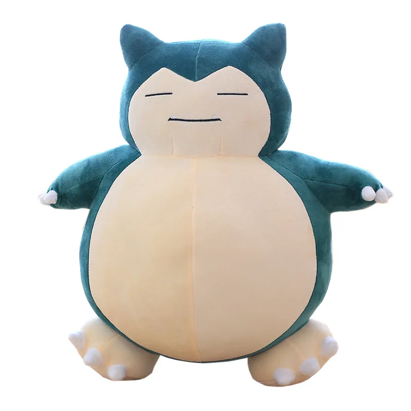 Duży rozmiar Anime Snorlax pluszowa lalka Pokemon pluszowa zabawka słodki miś miękkie poduszki prezent urodzinowy dla dzieci