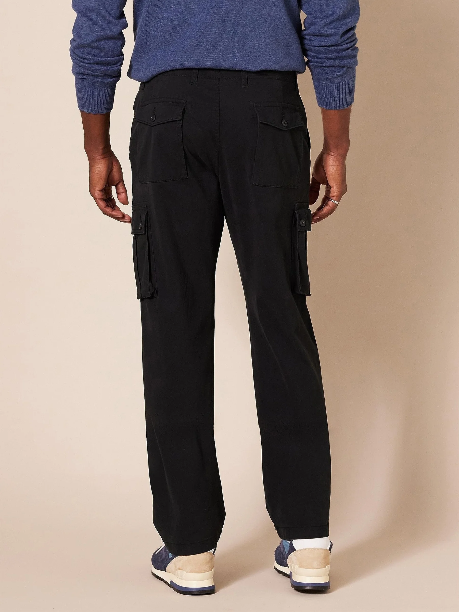 US Plus Big Size Men\'s Spring Autumn Fashion Business Casual Long Pants Suit Pants Male Elastic Straight Formal Trousers Pocket