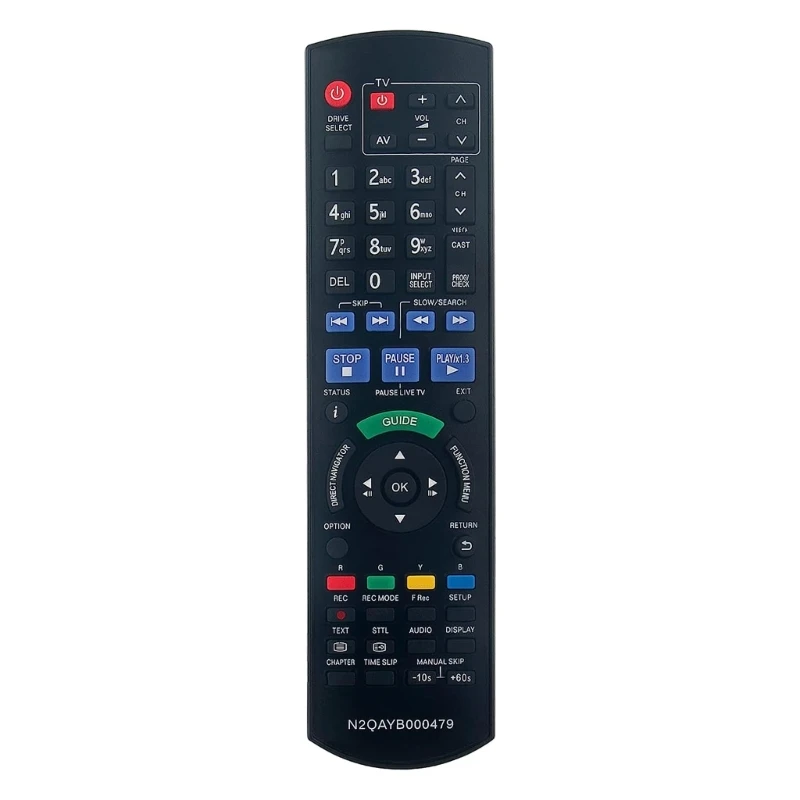 Replacement Remote Control N2QAYB000479 for DMRXW480 DMR-XW480 DMRXW380 DMRXW385 DMRXW390 DMR-XW390GL DMRXW385GL