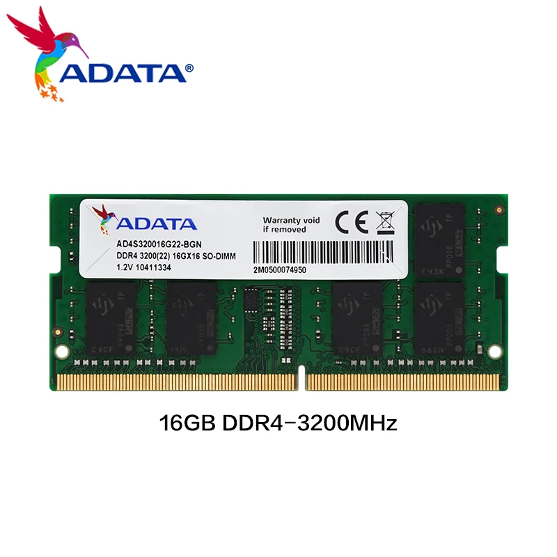 Original ADATA Premier Memoria RAM DDR4 3200MHz 2666MHz 8GB 16GB 32GB SO-DIMM Computer Random Access Memory For Laptop Notebook