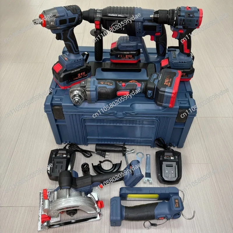 Industrial grade tool brushless six-piece set (real 2000 cells)