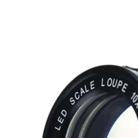 /LED /Magnifier /With Graduated Scale Crosshair Ruler Adjustable Focus For Jewelry Watch Lab Inspection Metal ABS Housing Tool