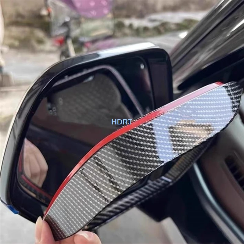 Car Styling Rear View Mirror Visor Cover Reverse Mirror Rain Eyebrow Shade Reflective Mirror Trim Frame For GWM Tank 700 2024 +