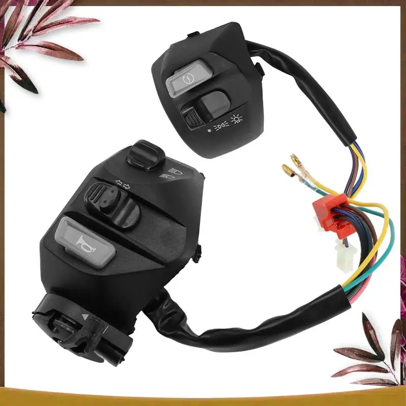 AB59-22Mm Motorcycle Switches ON/OFF Button Handlebar Ontrol Horn Turn Signal Start Switch For  MIO LC135
