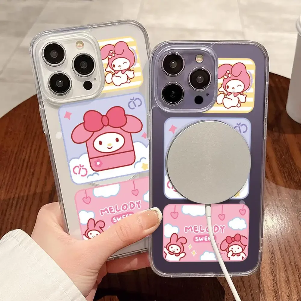 Чехол Sanrio Kt для iPhone, защита от падения, чехол для iPhone 16/15/14/13/12/11 для девочек, чехлы для Iphone Kitty Cat, модные аксессуары, игрушки