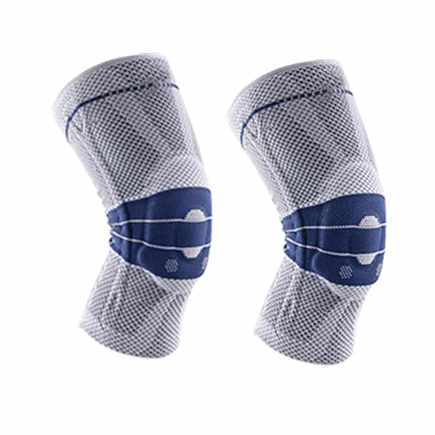 

1pair Sports Knee Pad Men Silicone Spring Knee Protector Brace Basketball Running Knee Pad Dance Kneepad Man Tactical Kneeca